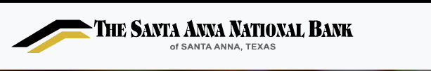 SANTA ANNA NATIONAL BANK